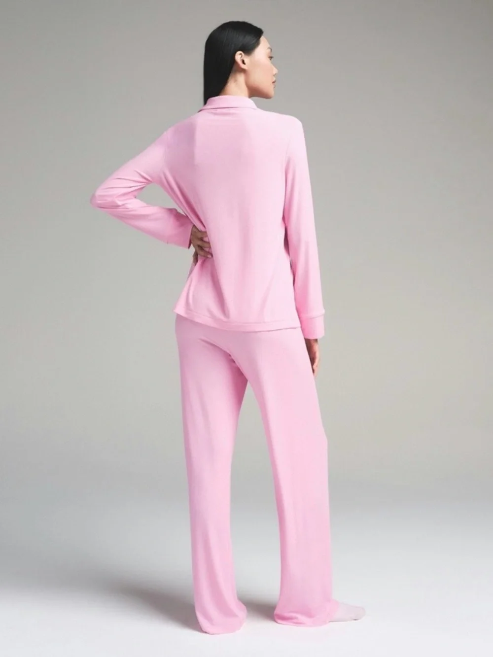 SKIMS Soft Lounge Sleep Set Bubble Gum Pink Modal Pajamas Small Limited Edition